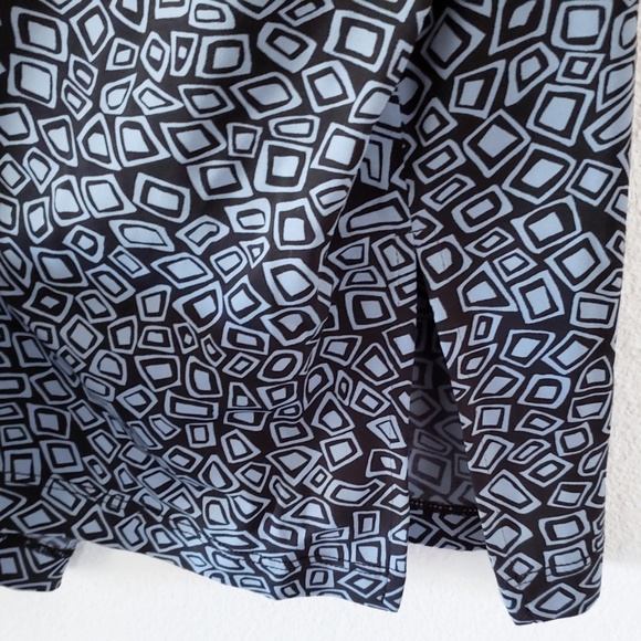 BCBG Max Azria Geometric Pattern Jersey Skirt - Picture 2 of 4